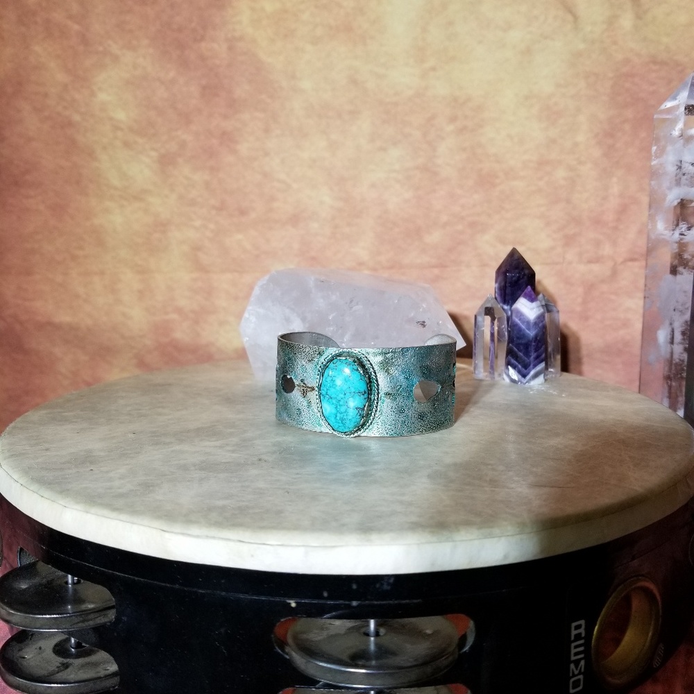Sterling Silver Turquoise cuff bracelet